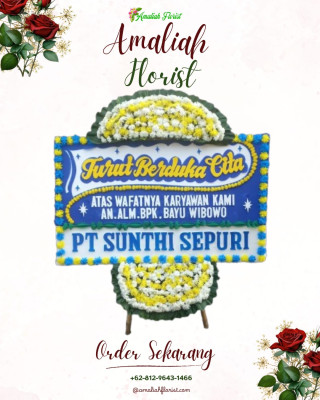 Papan Bunga Duka di Taman Baloi
